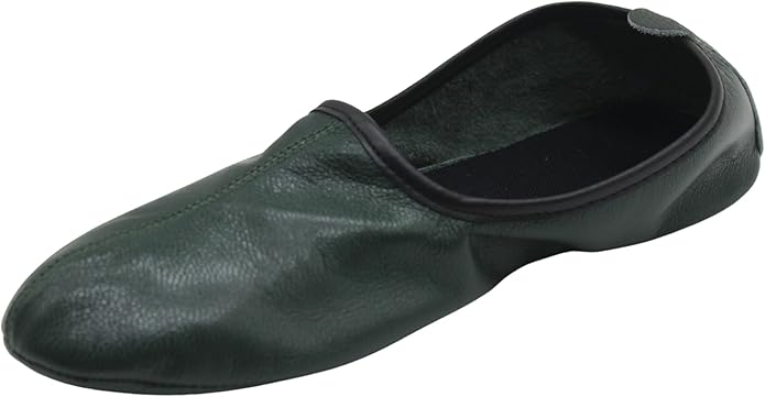 Womens Indoor Leather Slippers Traditional Babouche House Shoes Barefoot Moccasin