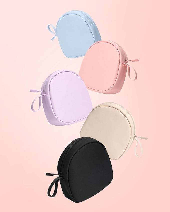 Headphone Case Soft for JBL Tune 510BT/520BT/500BT/720BT/Sony WH-CH520/510/720/710/BERIBES/TOZO/JLab, Ultra-Thin Headphones Case Bag Travel Carrying Universal (Pink)