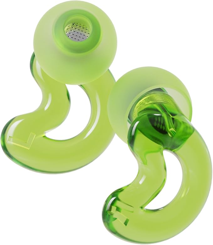 Rave Earplugs –19dB Noise Reduction Ear Plugs for Concerts, Festivals, and Live Events,Reusable and Custom-Fit Design