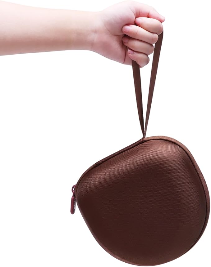 Headphone Case Compatible with BERIBES/TOZO/KVIDIO/Beats/Soundcore Anker/JBL Noise Cancelling Over-Ear Headphones, Brown