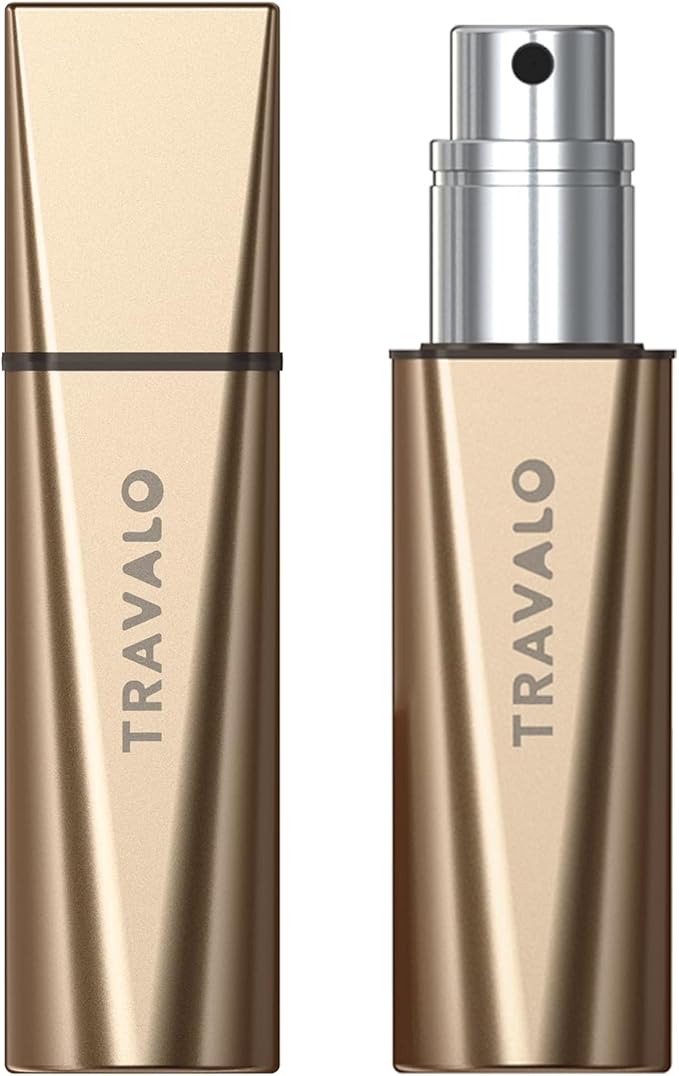 Travalo OBSCURA Ultimate Bottom-Fill Perfume Atomizer with HD Spray - 5ml Leakproof Travel Bottle, Refillable Portable Fragrance Dispenser for Her & Him (OBSCURA, GREY)