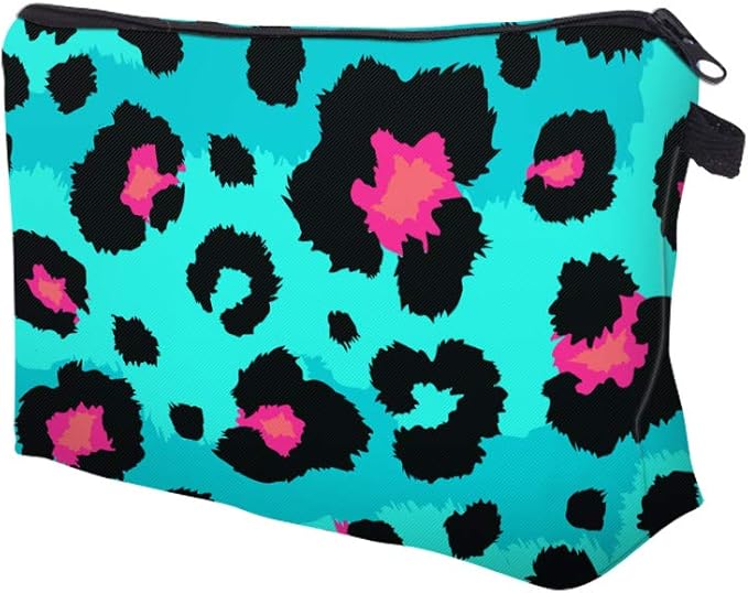 Deanfun Makeup Case Small, Cosmetic Zipper Bag Waterproof for Purse Mini, Women Cute Traveling Accessories Pouch for Ladies Thanksgiving Christmas Gifts(Lips D2-51488)