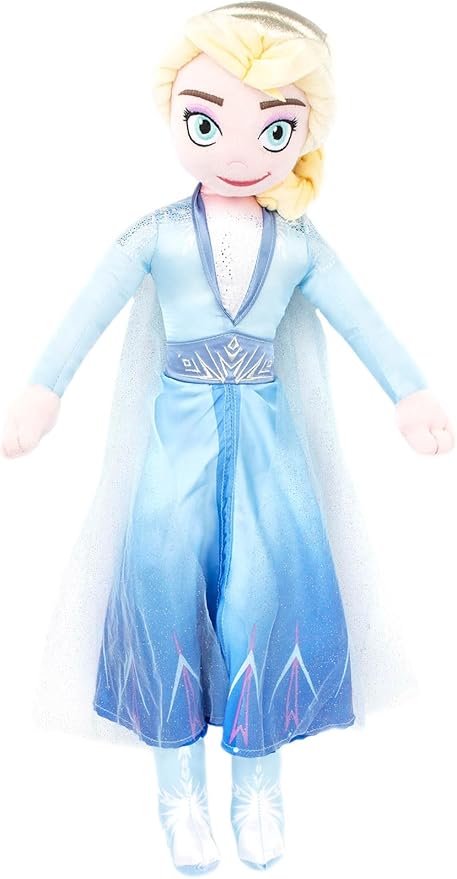 Jay Franco Plush Pillow Buddy Super Soft Polyester Microfiber | Disney Frozen 2 Elsa 25 inch (Official Disney Product)