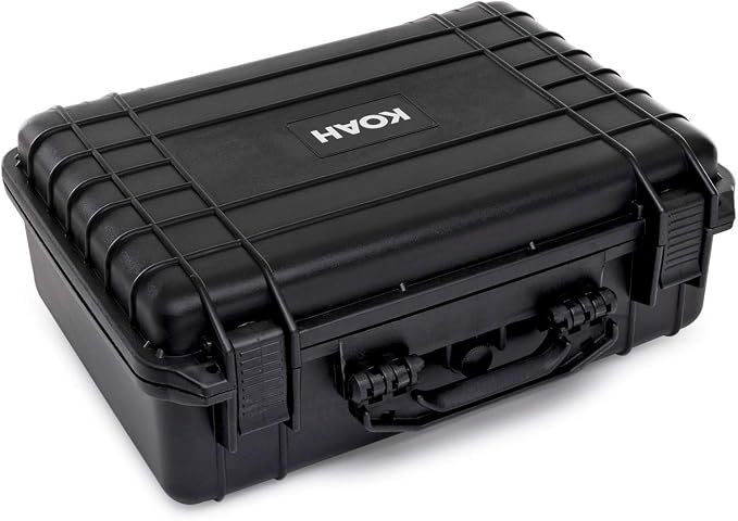 Koah Weatherproof Hard Case with Customizable Foam (18 x 14 x 7 Inch)
