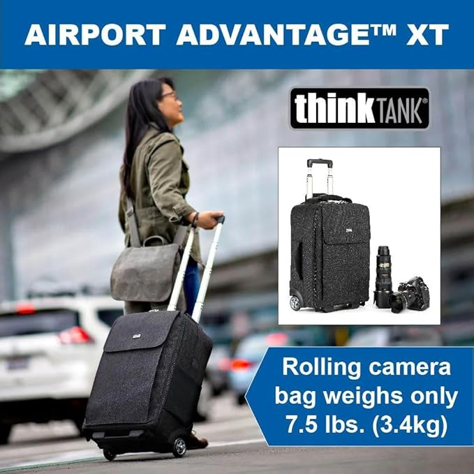 Think Tank Airport Advantage XT Rolling Carry-On Camera Case - Black