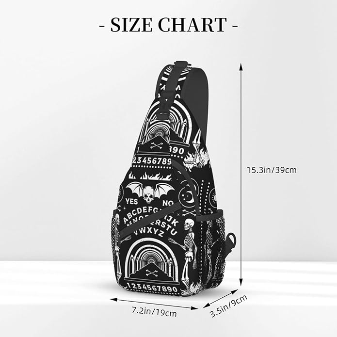 Sling Backpack Unisex Crossbody Chest Bag Shoulder Chest Bag For Women Men Hiking Travel