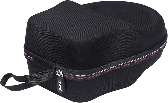 Mchoi Hard Portable Case Compatible with Beyerdynamic DT 990 PRO/DT 770 PRO Open Studio Headphone, Case Only (Black and Orange)