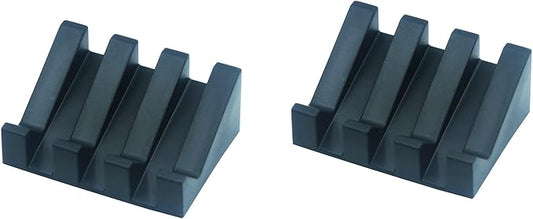 2 Pack Silicone Soap Dish with Suction Cup, Self Draining Soap Holder, Sponge Holder, for Shower,Bathroom,Kitchen Sink Organizer (Black)