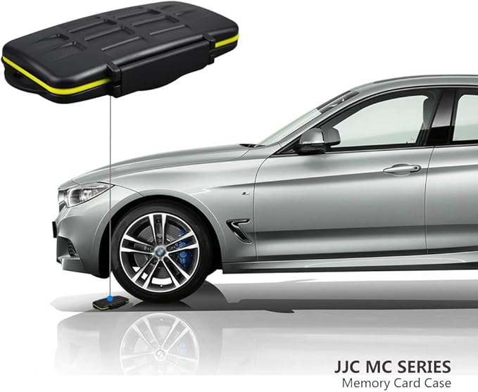 JJC Deluxe 6 Slots Cfexpress XQD Memory Card Case Carrying Holder Storage Container for 6 XQD/Cfexpress Type-B Memory Card, Travel-Friendly Case with Water-Resistant & Shockproof Protection