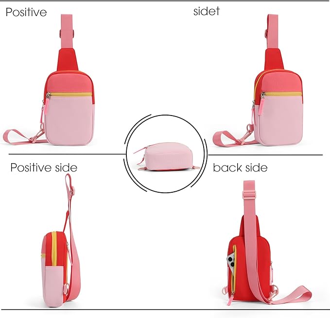 Birthday Gifts for 8 9 10 11 12 Year Old Teens Girls Kids, Fanny Pack Crossbody Bag Sling Belt Bags Purse, Dorm Travel Essentials for Girls Fashion, Preppy Tween Teen Girl Gift Trendy Stuff