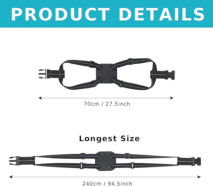 Travelkin Luggage Straps - Bungees for Suitcases, Add a Bag, Travel Bag Bungee Belt for Luggage Carry On (Black 2 Pack)