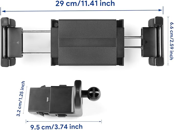for BMW X5 X6 G05 G06 G60 G45 Tablet Holder Strong Magnetic Attraction/Gravity Clamp ipad Car Holder Back Seat Road Trip Essentials (Gravity Clamp)