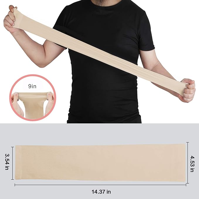 4-Pairs Arm Sleeves for Men and Women - Tattoo Cover Up - Cooling Sports Sleeve for Basketball Golf Football