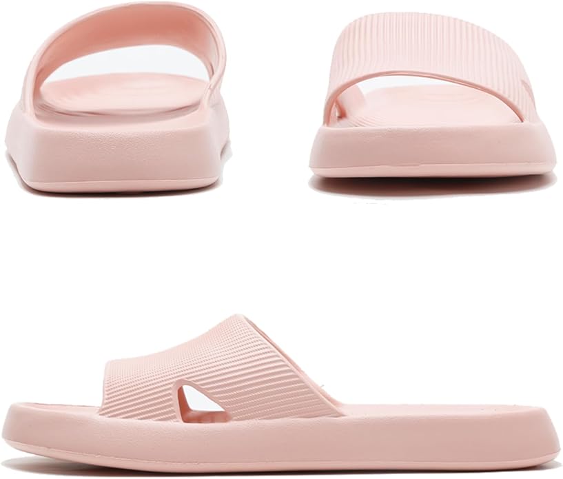 Anmerl Shower Shoes for Men and Women, Soft Lightweight Quick-Drying & Non-Slip House Slippers Slides for Bathroom, Pool, Beach, Indoor & Outdoor