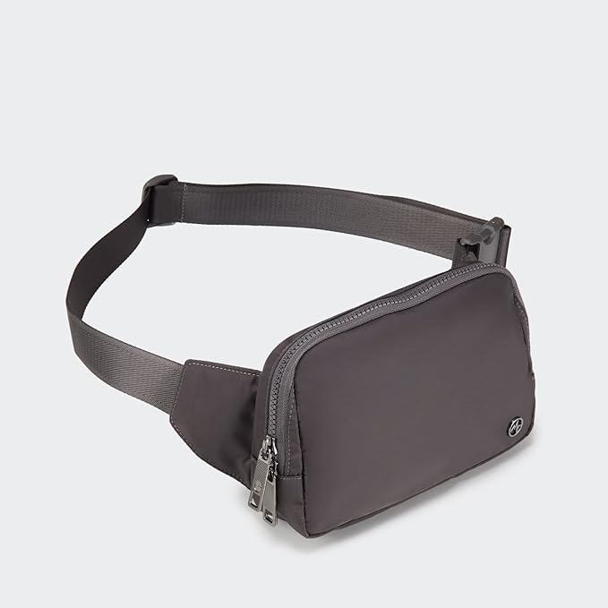 Pander Belt Bag Large 2L, Nylon Fanny Pack Purse for Women and Men with Adjustable Strap