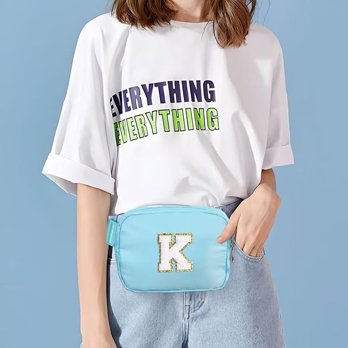 YOOLIFE Graduation Gift for Girls - Initial Crossbody Bag for Teens, Personalized Preppy Stuff for Dance, Birthday Gift