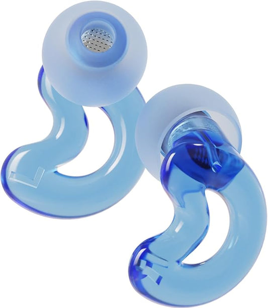 Ear Plugs for Noise Reduction – Reusable XS/S/M/L Earplugs for Concerts, Festivals, and Live Performances,19dB Hearing Protection