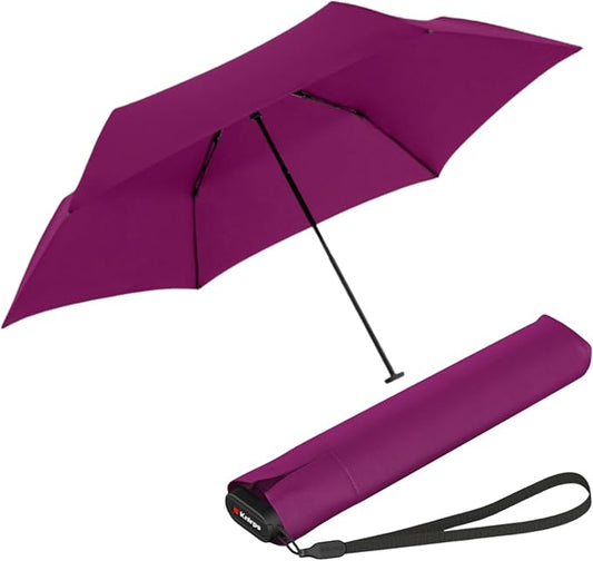 Knirps US.050 Ultra Light Pocket Size Manual Rain Umbrella with Carrying Case