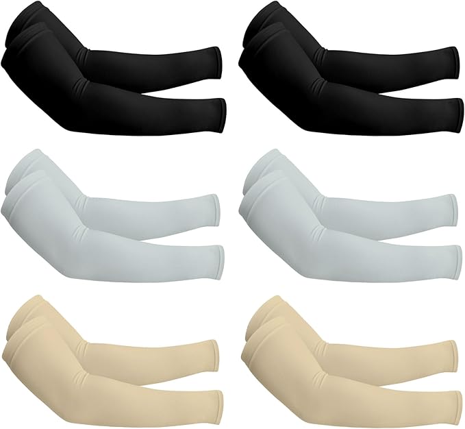 PFFY UV Protection Cooling Arm Sleeves for Men and Women UPF 50 Sun Sleeve