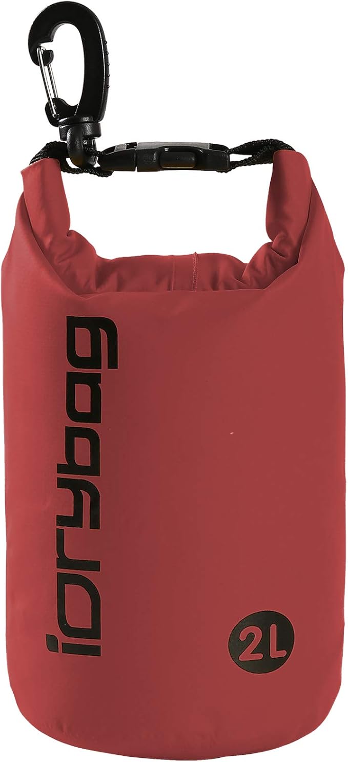 IDRYBAG Dry Bag for Kayaking Waterproof 2L/5L/10L/15L/20L, Small Dry Sack Waterproof Bag for Boating