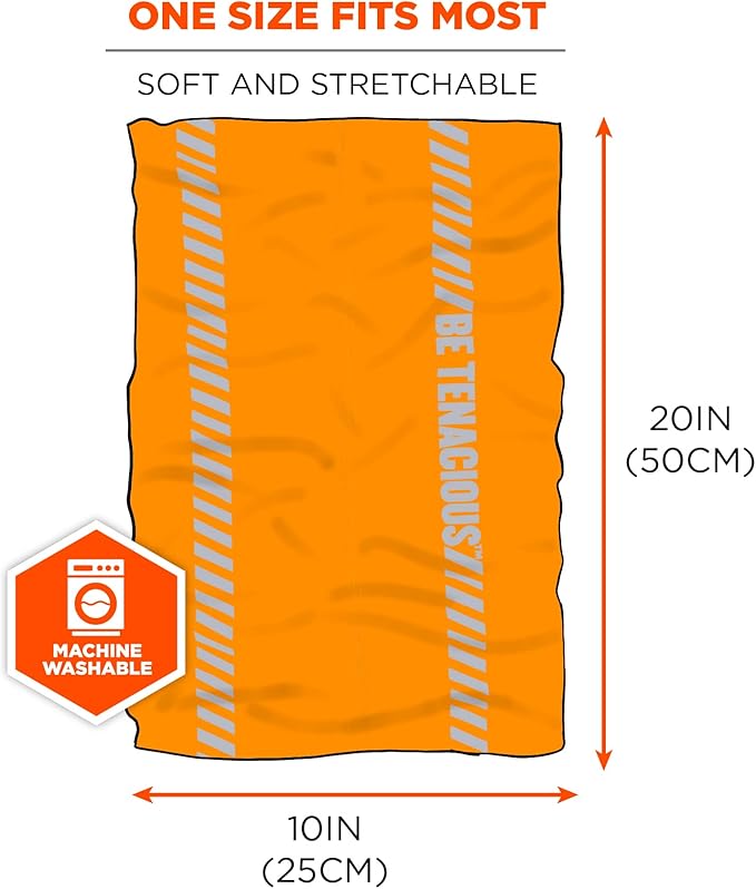 Ergodyne Chill-Its 6487 Cooling Neck Gaiter, Multiple Ways to Wear Headband or Face Mask