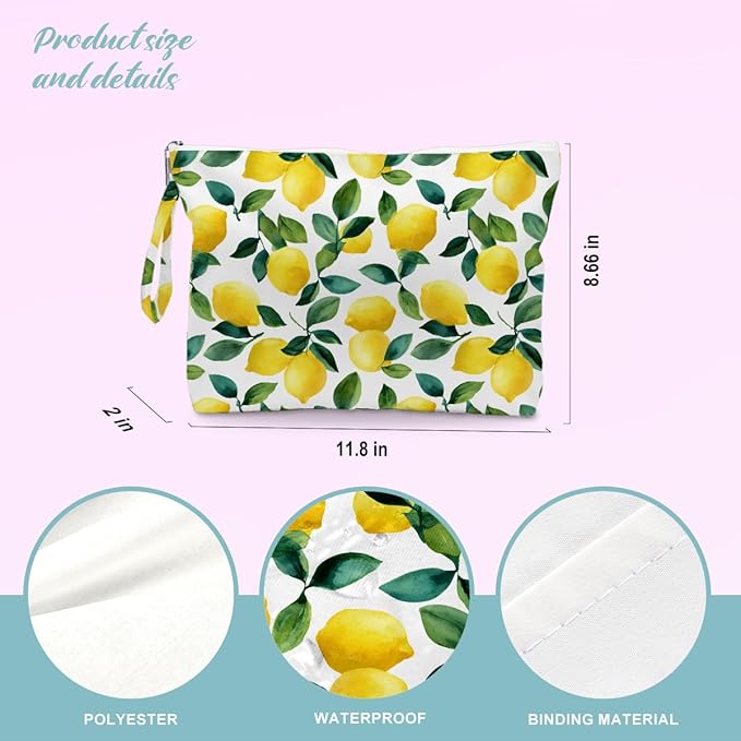 BELLOWDEER Beach Bags for Women, Wet Bag Cosmetic Bag for Beach Toiletries, Summer Travel Essentials, Gifts for Women