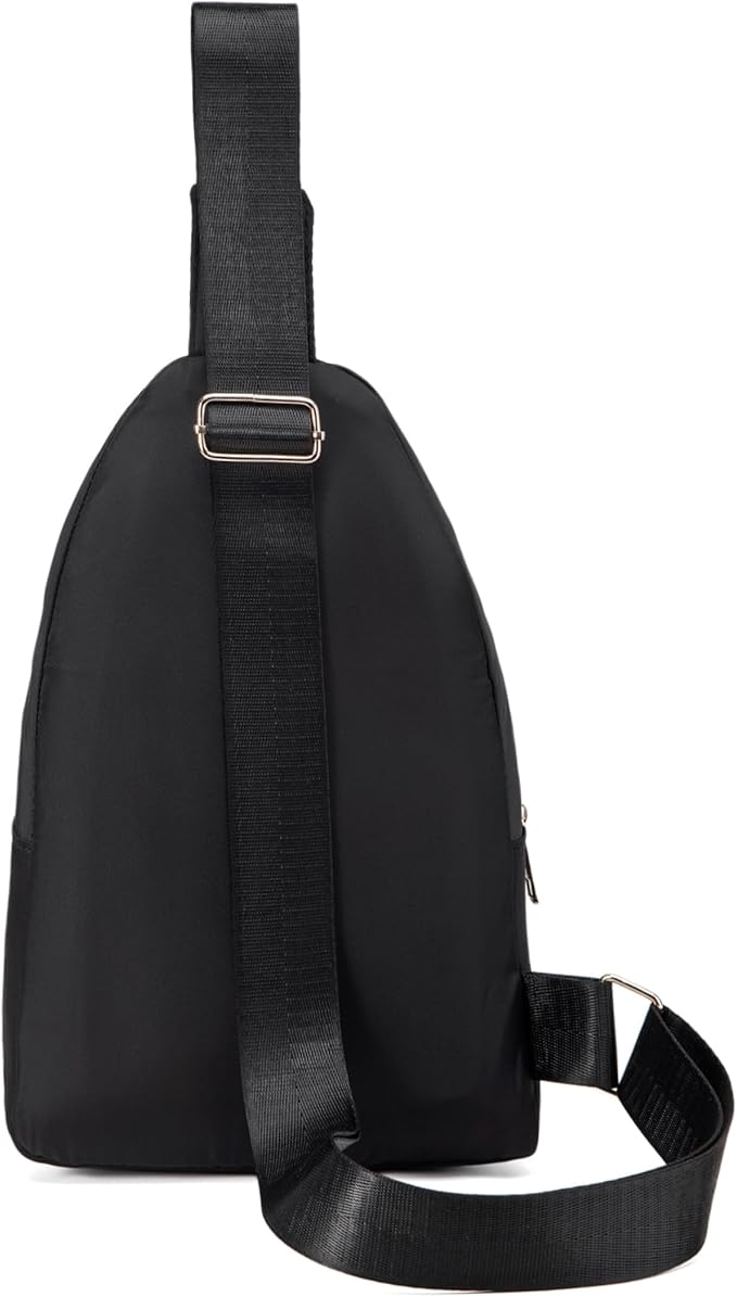 Banelu Small Sling Bag Crossbody Sling Backpack for Women, Chest Bag Cross Body Bags Crossbody Purse for Outdoors Hiking Traveling