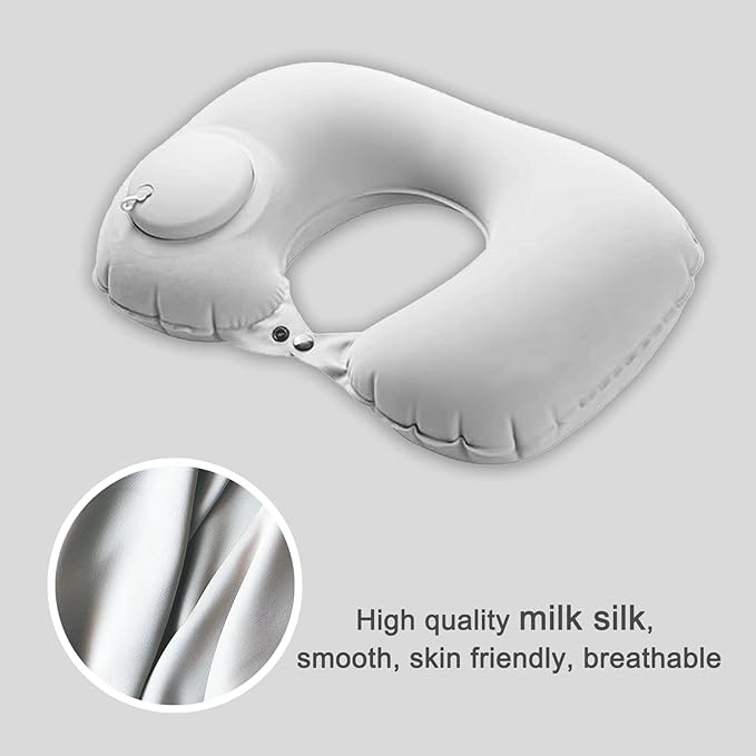 Inflatable Foot Rest, Carseat Foot Pillow, Airplanes Inflatable Foot Rest Cars, Travel Footrest Pillow for Home Office,Trains, 14.5" L×11.8" W×7.9”H