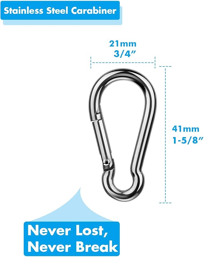 Earbud Case, Cridoz Earphone Case Headphone EVA Earbud Holder with Stainless Steel Carabiner Cell Phone Accessories Organizer Mini Earbud Pouch for Wireless Earbuds, Bluetooth Headset, SD Memory Card