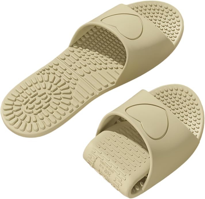 Shower Shoes Travel Foldable Portable Non Slip Slippers for Hotel Guests Swimming Spa Unisex Men Women Lightweight EVA Bathroom Slides Quick Drying Water Resistant Footwear