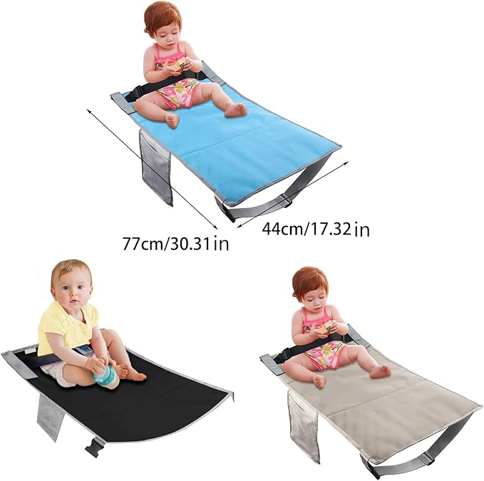 Airplanes Footrest for Kids Portable Travel Footrest Hammock Airplanes Seat Extender Leg Rest for Children