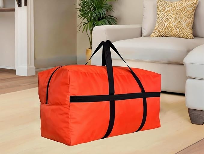 DoYiKe Extra Large Storage Duffle Bag with Zippers and Handles, Big Foldable Duffle Bag for Travel