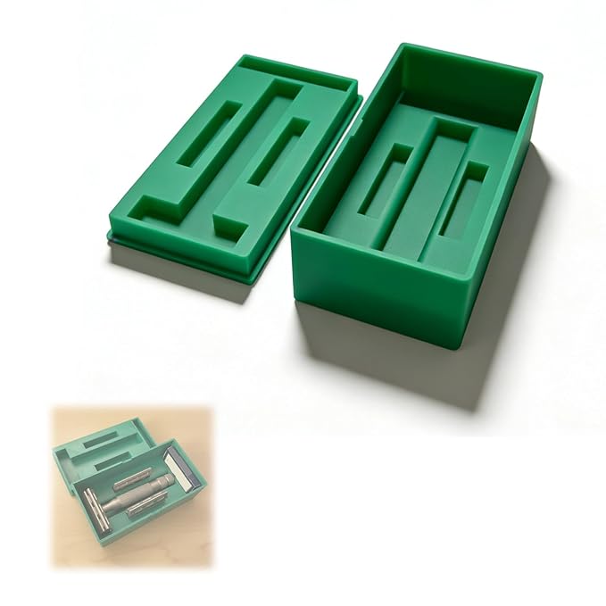 Travel Case for Rockwell 6C/6S Safety Razor, Protective Razor Storage Case for Shaving Travel (Green)
