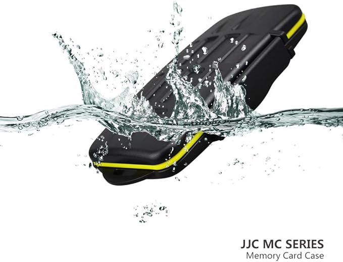 JJC Deluxe 6 Slots Cfexpress XQD Memory Card Case Carrying Holder Storage Container for 6 XQD/Cfexpress Type-B Memory Card, Travel-Friendly Case with Water-Resistant & Shockproof Protection