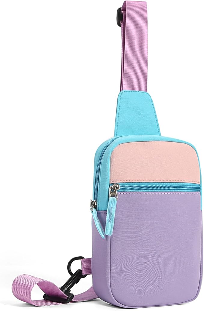 Birthday Gifts for 8 9 10 11 12 Year Old Teens Girls Kids, Fanny Pack Crossbody Bag Sling Belt Bags Purse, Dorm Travel Essentials for Girls Fashion, Preppy Tween Teen Girl Gift Trendy Stuff