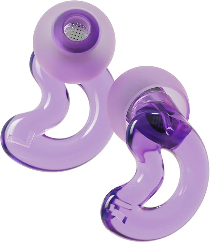 Ear Plugs for Concerts – Noise-Reducing Ear Protection with XS/S/M/L Sizes, Reusable Earplugs for Concerts, Music Festivals, and Live Events