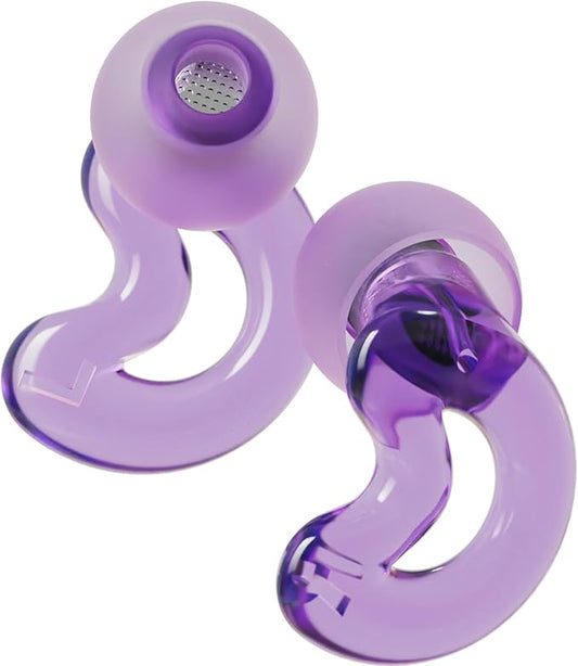 Ear Plugs for Concerts – Noise-Reducing Ear Protection with XS/S/M/L Sizes, Reusable Earplugs for Concerts, Music Festivals, and Live Events