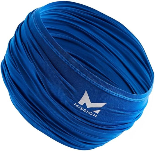 MISSION Multi-Use Neck Gaiter Face Mask for Ski & Outdoors, UPF 50, Breathable Lightweight Fabric