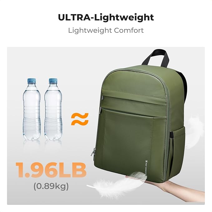 K&F CONCEPT Camera Bag Backpack, Professional DSLR/SLR/Mirrorless Camera Backpack, Photography Camera Case with Tripod Holder & Rain Cover Compatible with Canon/Sony/Nikon/FUJIFILM