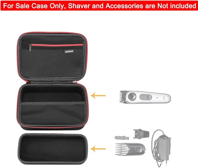 RLSOCO Case for Braun All-in-One Style Kit Series 3 3430/Series 5 5480/Seires 7 7410/Series 9 9440/BT3221/BT5260 & Compatible with Gillette Intimate Men’s Manscape Pubic Hair Trimmer and More