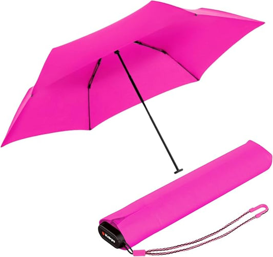 Knirps US.050 Ultra Light Pocket Size Manual Rain Umbrella with Carrying Case