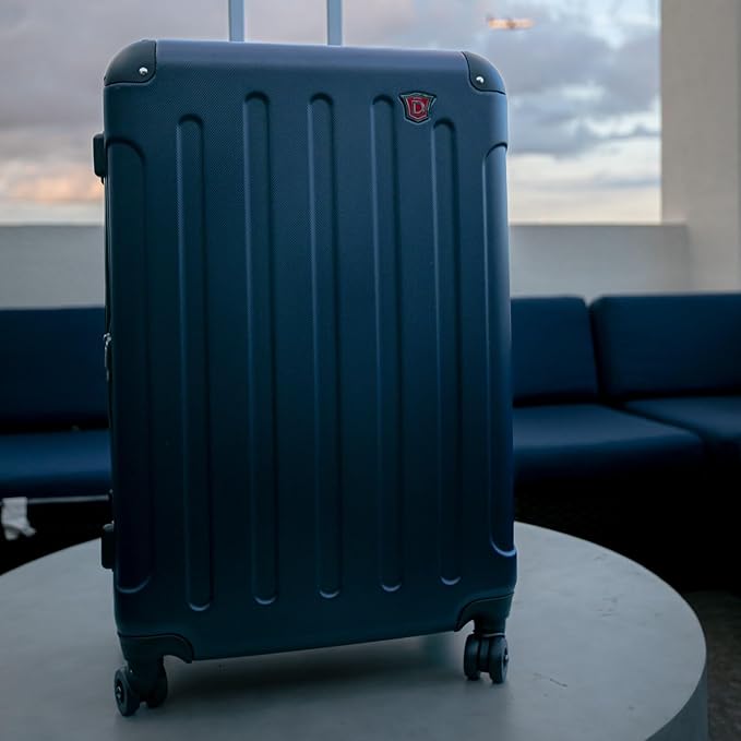 DUKAP INTELY Hardside Luggage with Ergonomic GEL Handle | Spacious Traveling Suitcases, Hardside Travel Luggage with TSA Lock and Digital Weight Scale | 32 Inch Extra Large Suitcase | Blue
