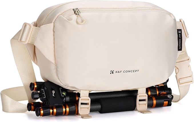 K&F CONCEPT Camera Sling Bag Crossbody Bag Waterproof Camera Shoulder Backpack DSLR/SLR/Mirrorless Camera Case