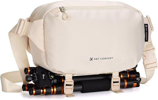 K&F CONCEPT Camera Sling Bag Crossbody Bag Waterproof Camera Shoulder Backpack DSLR/SLR/Mirrorless Camera Case