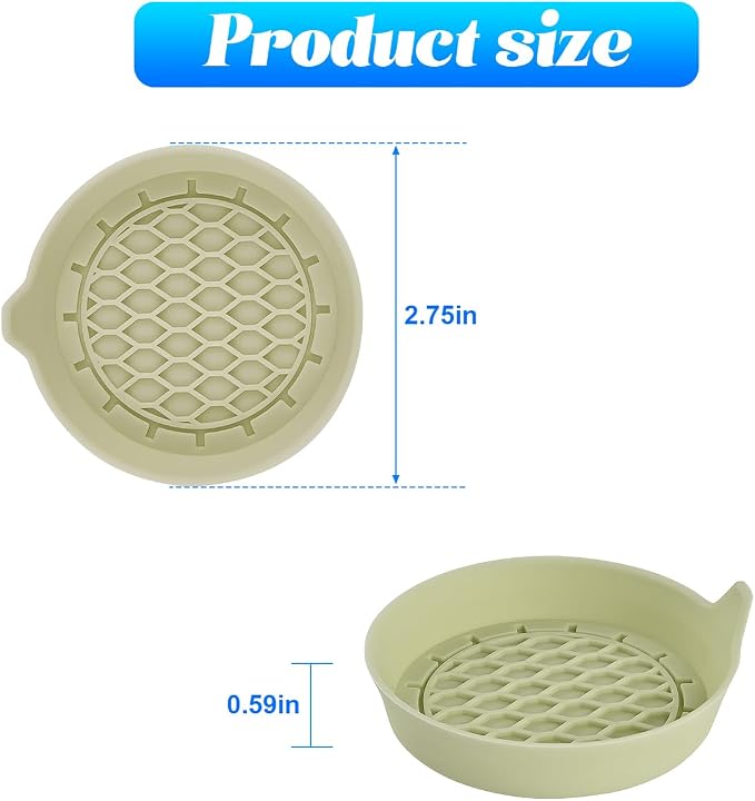 Zpana 4PCS Car Cup Holder Coasters, Silicone Non-Slip Vehicle Cup Recessed Mats, Sift-Proof Automotive Interior Drink Insert Decor Accessories, Universal for SUV, Sedan, Truck (Apricot)