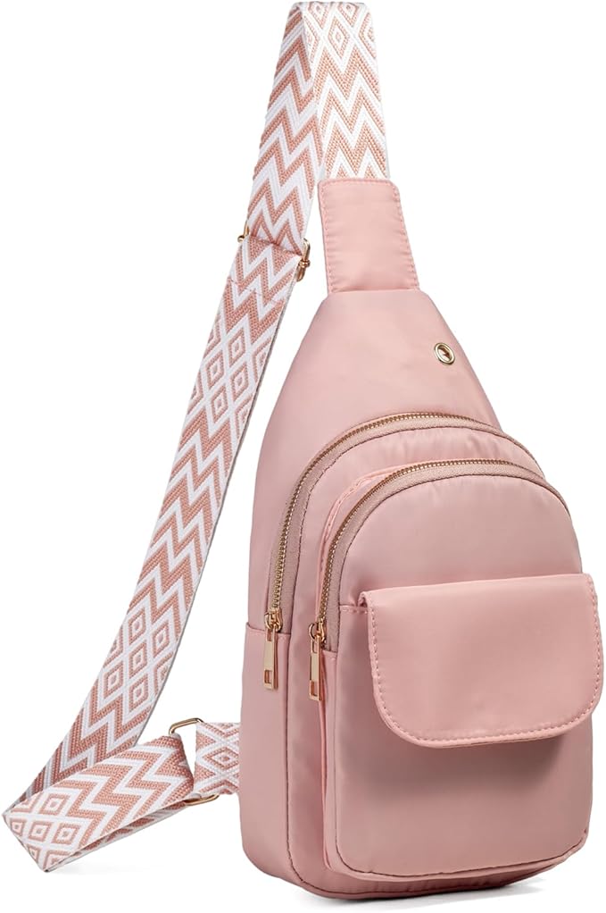AOSTIHOT Crossbody Small Sling Backpack Sling Bag for Women, Chest Bag Daypack Crossbody for Travel Sport Running Hiking Multicolor
