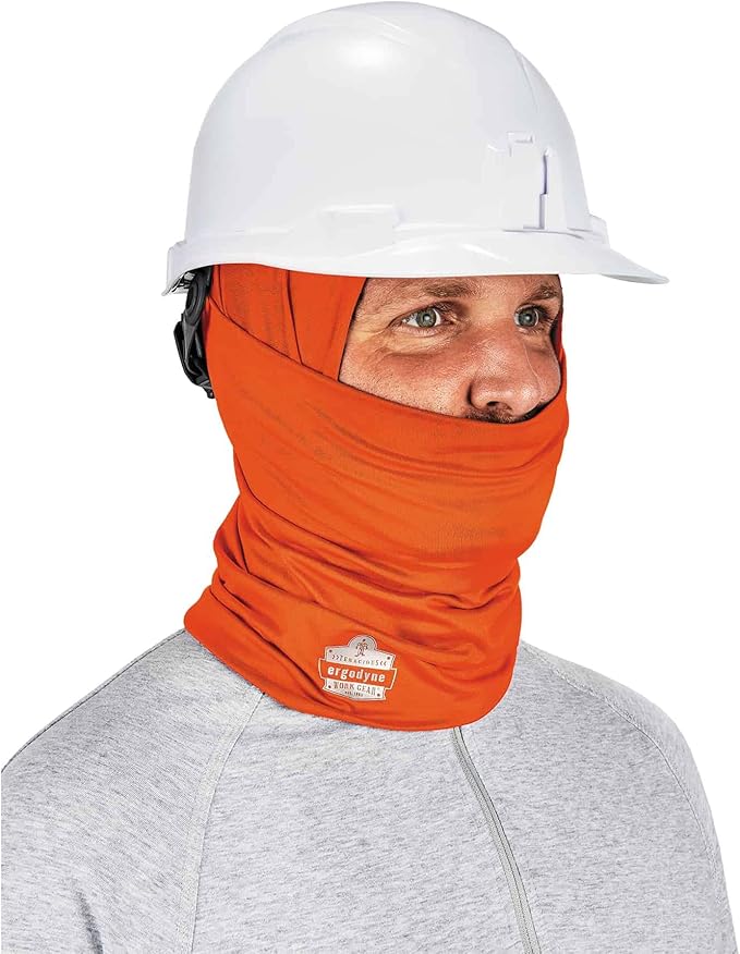 Ergodyne Chill-Its 6487 Cooling Neck Gaiter, Multiple Ways to Wear Headband or Face Mask