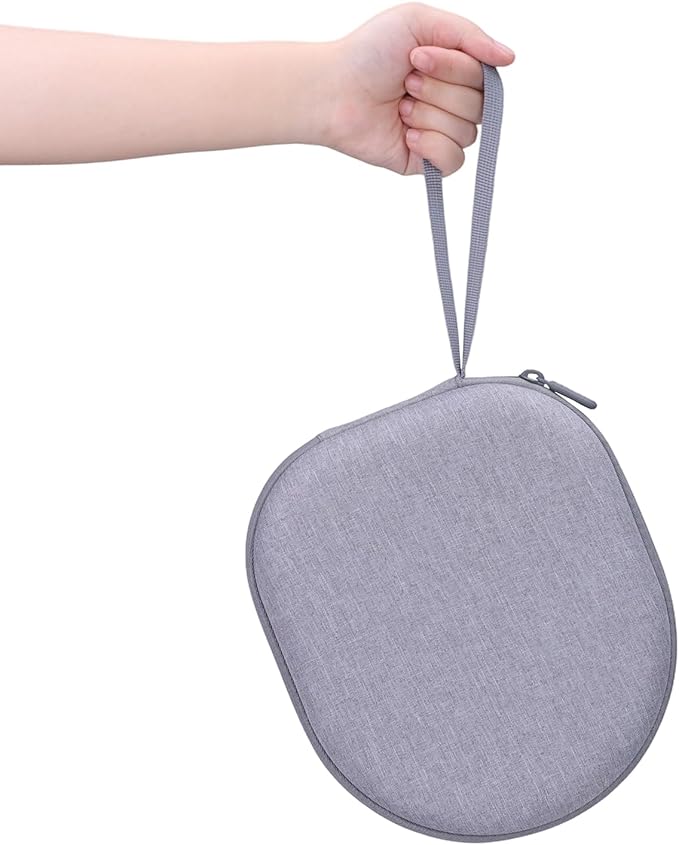Headphone Headset Case Compatible with RORSOU C6/JBL/Anker/Sony/BERIBES/KVIDIO Wireless On-Ear Headphones, Light Gray