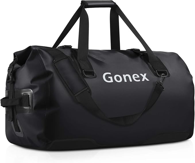 Gonex Extra Large Waterproof Duffle Travel Dry Duffel Bag Heavy Duty Bag with Durable Straps & Handles for Kayaking Paddleboarding Boating Rafting Fishing