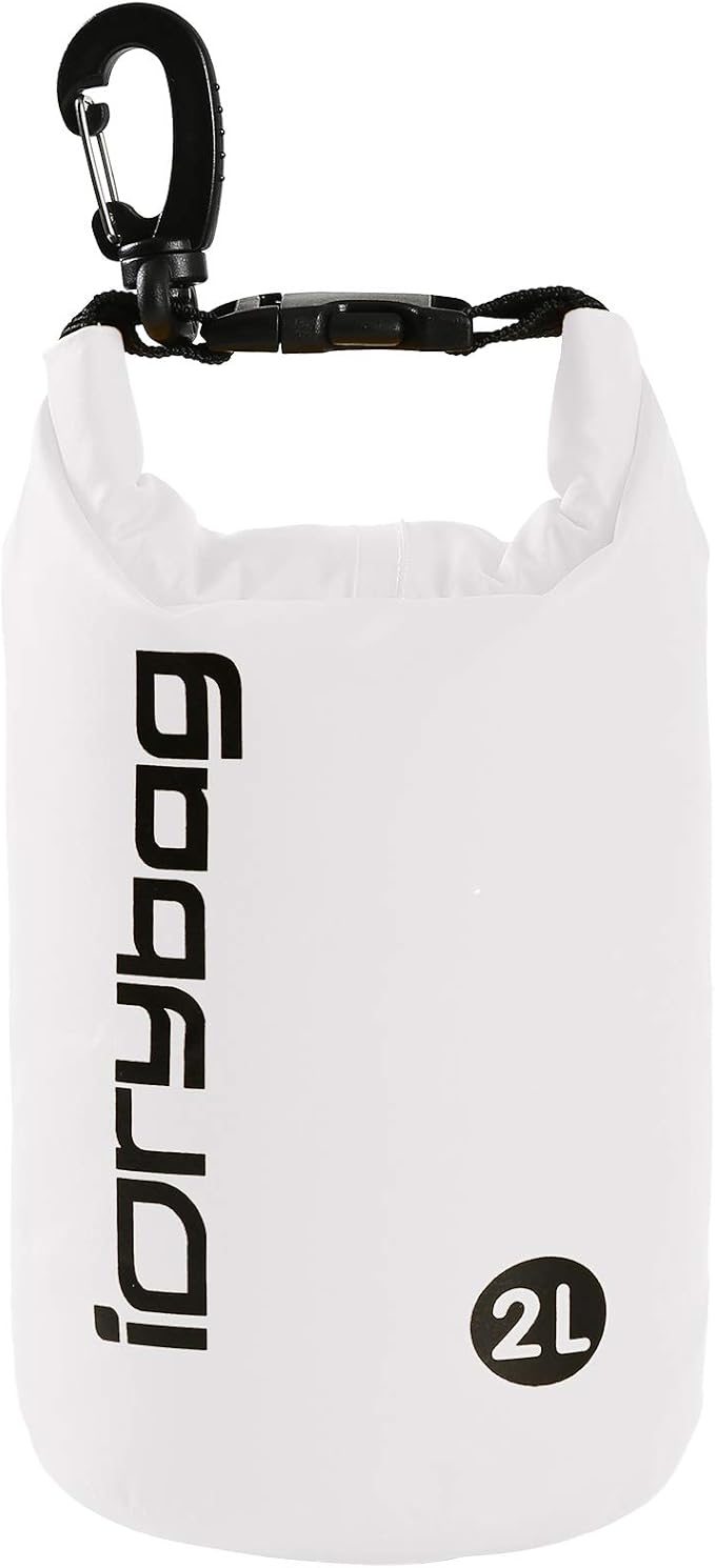 IDRYBAG Dry Bag for Kayaking Waterproof 2L/5L/10L/15L/20L, Small Dry Sack Waterproof Bag for Boating